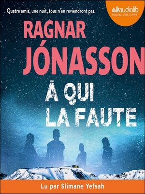cover image of À qui la faute